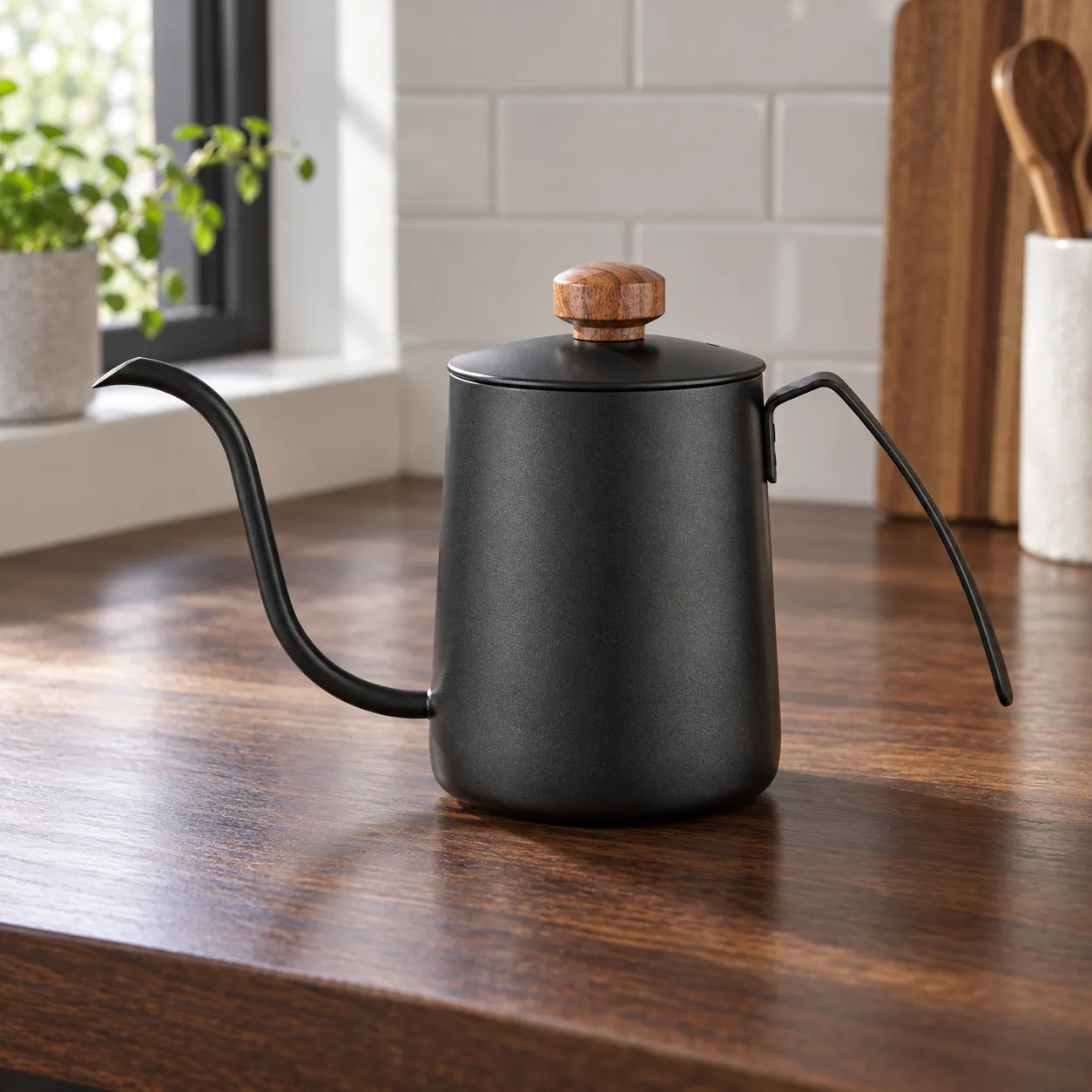 Daily Pour Pot, Black · 350 ml: complete selected product in a kitchen